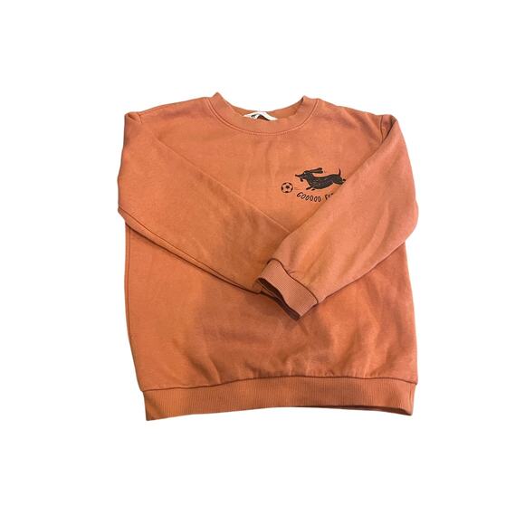 H&M Other - H&M Kids’ Sweatshirt, Rust Orange, “Good Dog” Graphic, Size US 5T/6